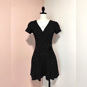 ANTISTAR midi polkadot dress
